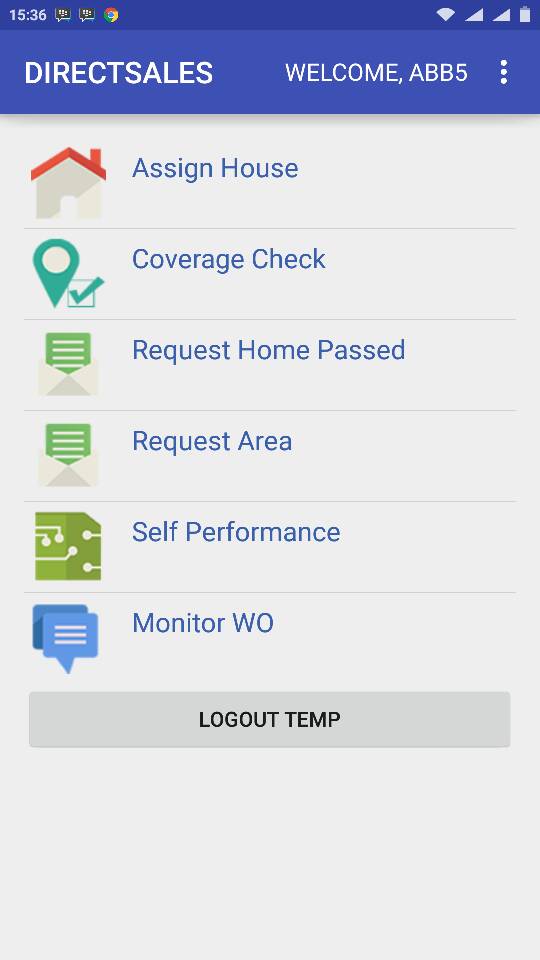 First Media Direct Sales app
